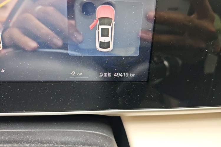 Used BYD Qin L 2025 DM-i Smart Drive 80KM Leading Model Odometer Close Up