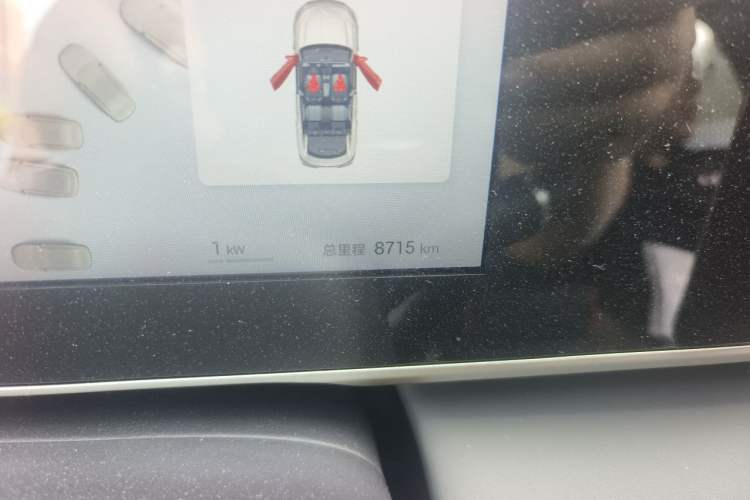Used BYD Qin L 2025 DM-i Smart Drive 80KM Leading Model Odometer Close Up