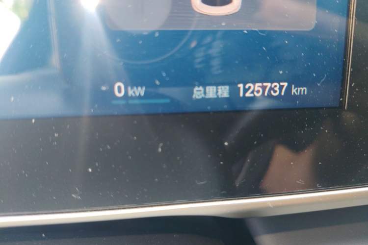 Used BYD Qin L 2025 DM-i Smart Drive 80KM Leading Model Odometer Close Up
