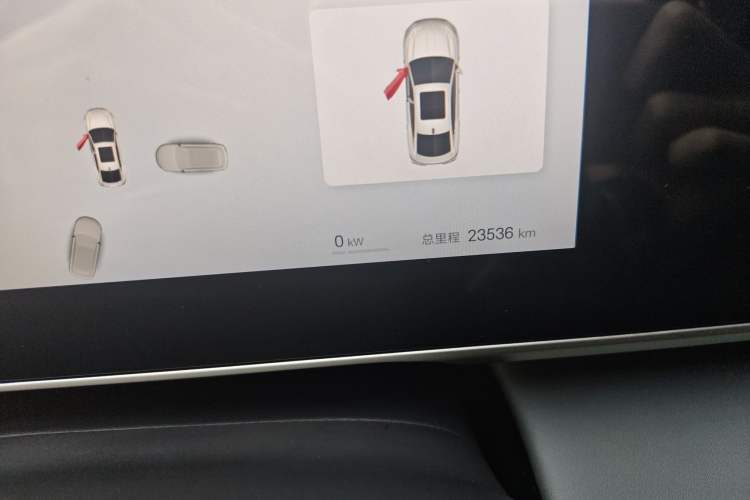 Used BYD Qin L 2025 DM-i Smart Drive 80KM Leading Model Odometer Close Up
