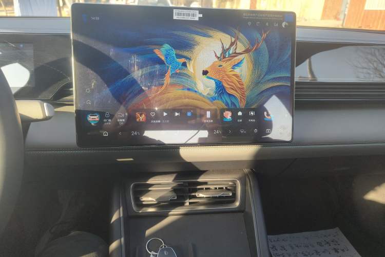 Used BYD Qin L 2025 EV 545KM Cloud Suspension Edition Audio And AC Panel