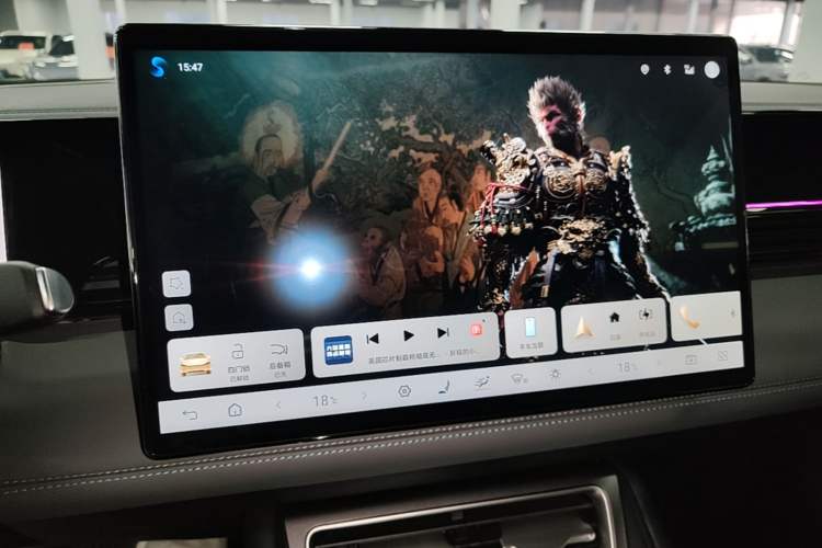 Used BYD Qin L 2025 EV 545KM Cloud Suspension Edition Audio And AC Panel