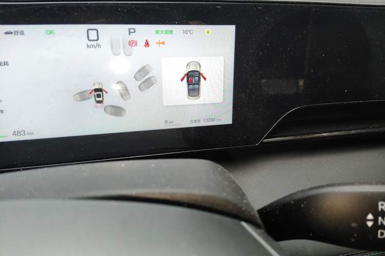Used BYD Qin L 2025 EV 545KM Beyond Version Odometer Close Up