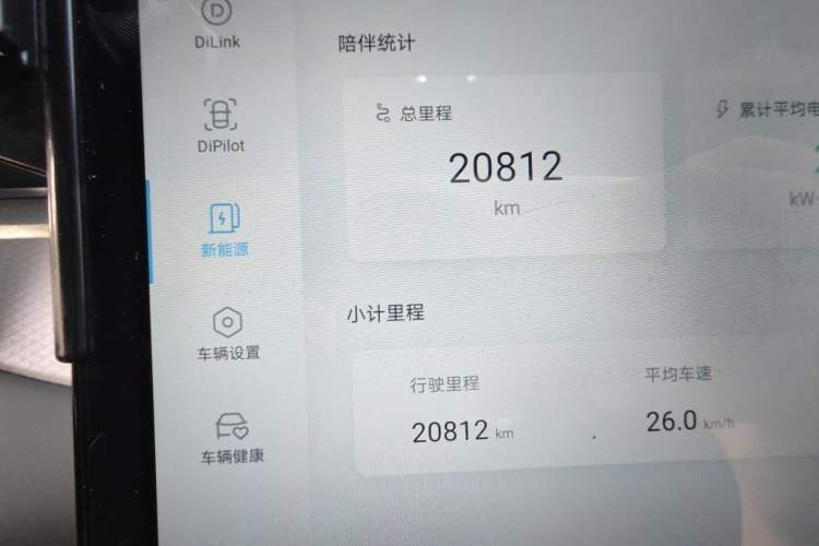 Used BYD Qin L 2026 DM-i 128KM Progressive Edition Odometer Close Up