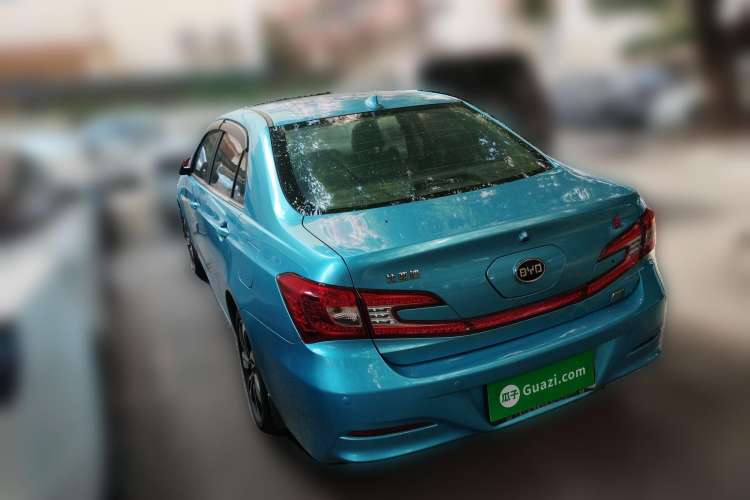Used BYD Qin New Energy 2015 1.5T Dual-Crown Flagship Plus Edition Rear Left 45 Deg