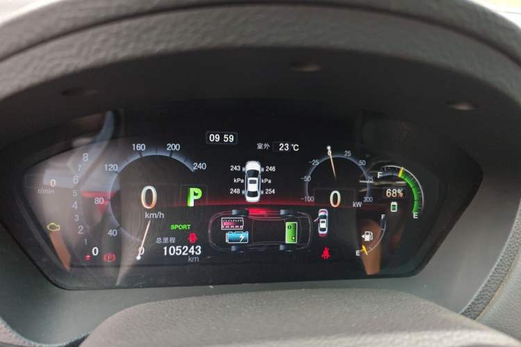 Used BYD Qin New Energy 2015 1.5T Dual-Crown Flagship Plus Edition Instrument Cluster