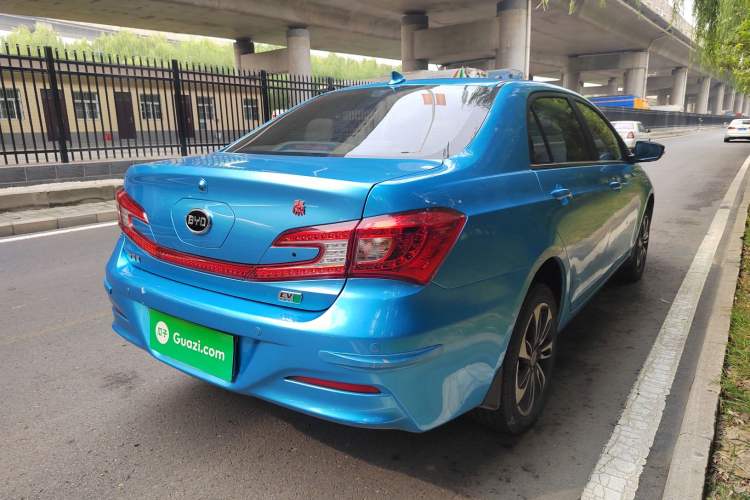 Used BYD Qin New Energy 2016 Qin EV300 Prestige Model Rear Right 45 Deg