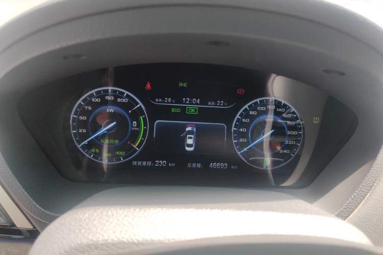 Used BYD Qin New Energy 2016 Qin EV300 Flagship Model Instrument Cluster