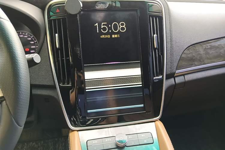 Used BYD Qin New Energy 2017 1.5T Luxury Model Audio And AC Panel