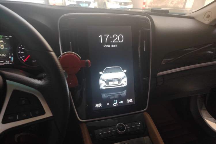 Used BYD Qin New Energy 2017 1.5T Luxury Model Audio And AC Panel