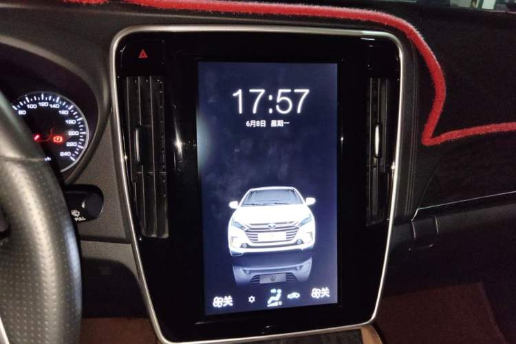 Used BYD Qin New Energy 2017 1.5T Luxury Model Audio And AC Panel