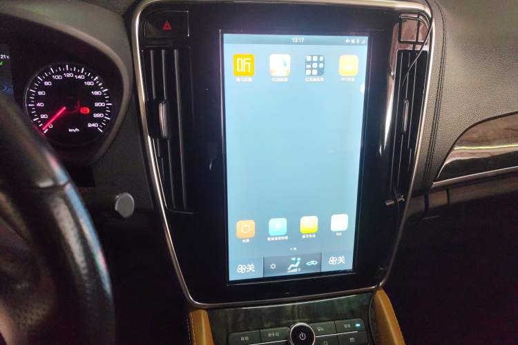 Used BYD Qin New Energy 2017 1.5T Luxury Model Audio And AC Panel