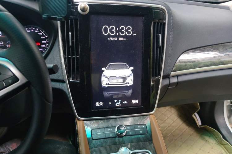 Used BYD Qin New Energy 2017 1.5T Luxury Model Audio And AC Panel