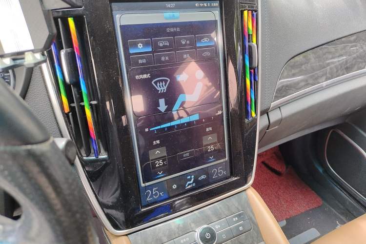 Used BYD Qin New Energy 2017 1.5T Luxury Model Audio And AC Panel