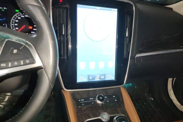 Used BYD Qin New Energy 2017 1.5T Luxury Model Audio And AC Panel