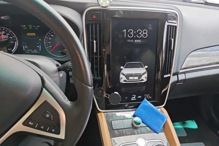 Used BYD Qin New Energy 2017 1.5T Luxury Model Audio And AC Panel