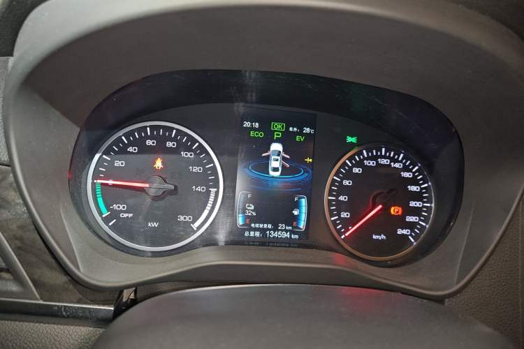 Used BYD Qin New Energy 2017 1.5T Luxury Model Instrument Cluster