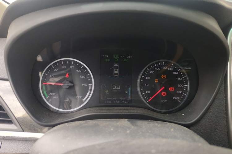 Used BYD Qin New Energy 2017 1.5T Luxury Model Instrument Cluster