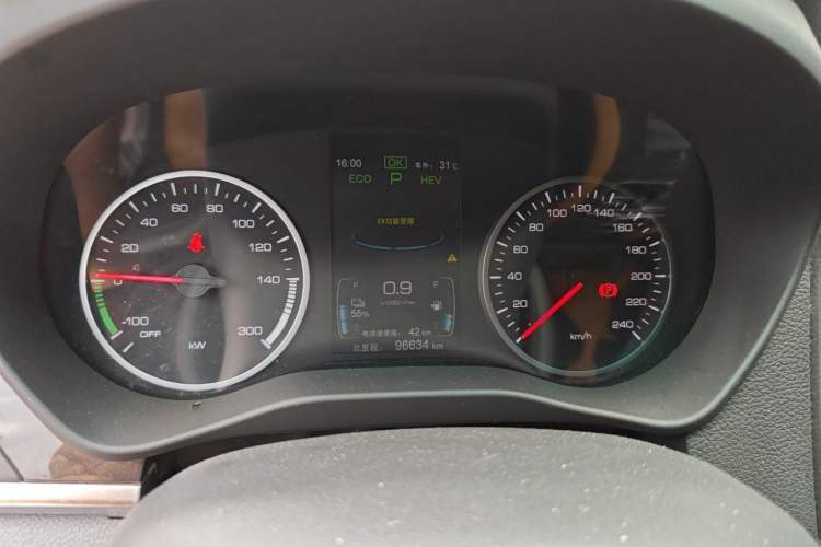 Used BYD Qin New Energy 2017 1.5T Luxury Model Instrument Cluster