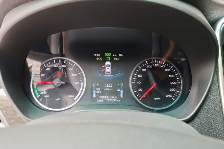 Used BYD Qin New Energy 2017 1.5T Luxury Model Instrument Cluster