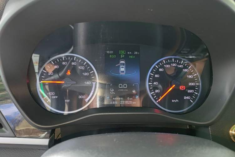 Used BYD Qin New Energy 2017 1.5T Luxury Model Instrument Cluster