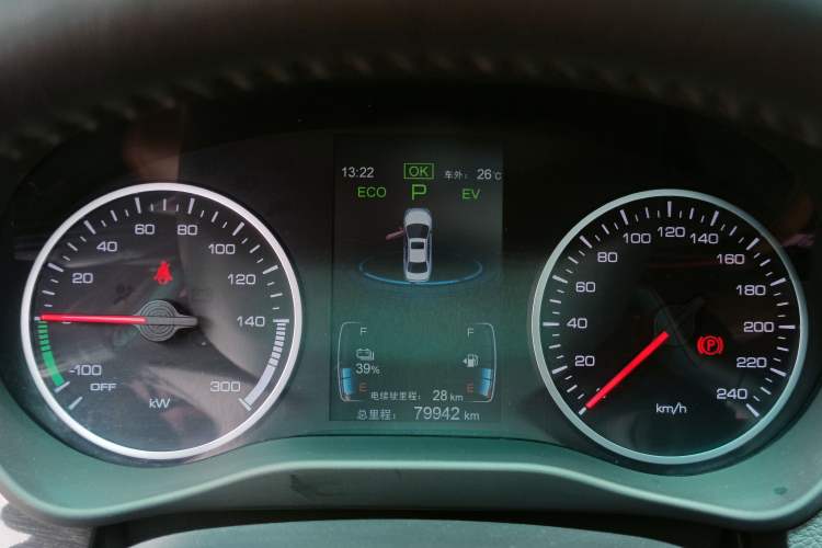 Used BYD Qin New Energy 2017 1.5T Luxury Model Instrument Cluster