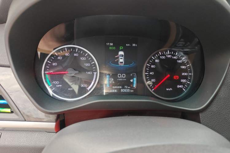 Used BYD Qin New Energy 2017 1.5T Luxury Model Instrument Cluster