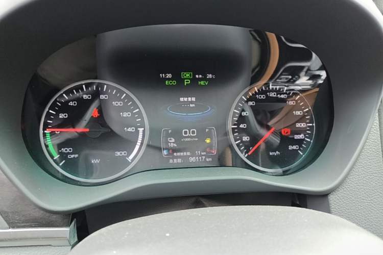 Used BYD Qin New Energy 2017 1.5T Luxury Model Instrument Cluster