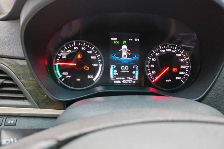 Used BYD Qin New Energy 2017 1.5T Luxury Model Instrument Cluster