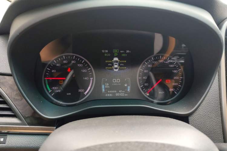 Used BYD Qin New Energy 2017 1.5T Luxury Model Instrument Cluster