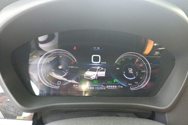 Used BYD Qin New Energy 2017 1.5T Luxury Model Instrument Cluster