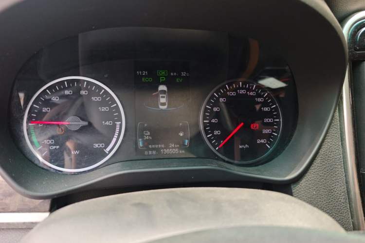 Used BYD Qin New Energy 2018 1.5T Smart Connect Premium Model Instrument Cluster