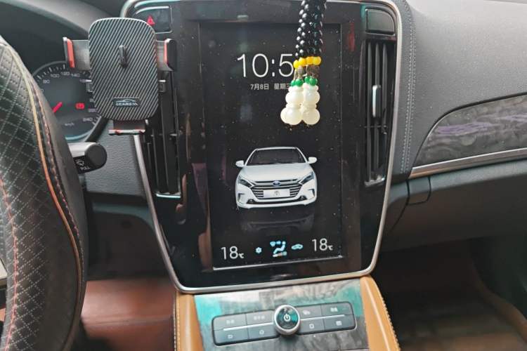 Used BYD Qin New Energy 2018 1.5T Smart Connect Premium Model Audio And AC Panel