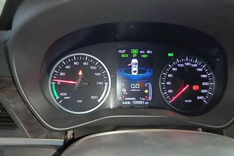 Used BYD Qin New Energy 2018 1.5T Smart Connect Premium Model Instrument Cluster