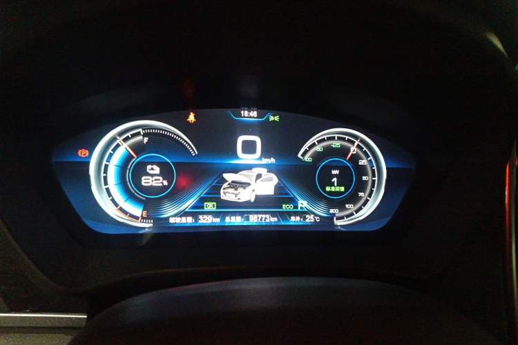 Used BYD Qin New Energy 2018 Qin EV450 Smart Connect Prestige Model Instrument Cluster