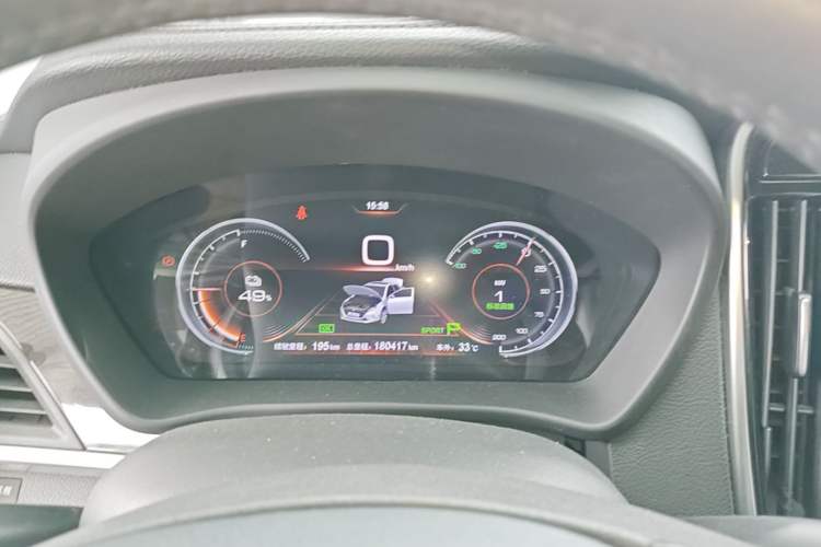 Used BYD Qin New Energy 2018 Qin EV450 Smart Connect Prestige Model Instrument Cluster
