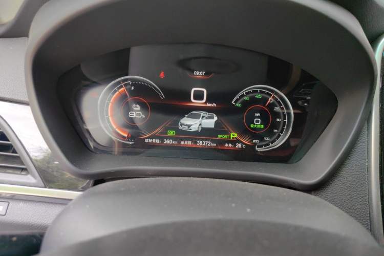Used BYD Qin New Energy 2018 Qin EV450 Smart Connect Prestige Model Instrument Cluster