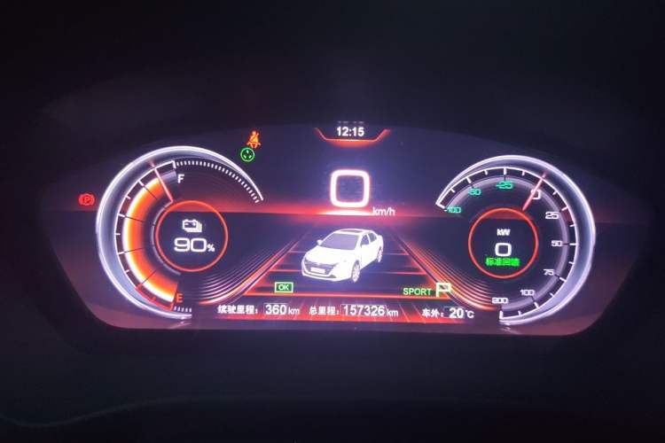 Used BYD Qin New Energy 2018 Qin EV450 Smart Connect Prestige Model Instrument Cluster