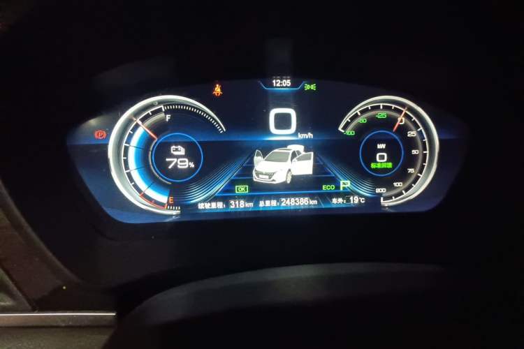 Used BYD Qin New Energy 2018 Qin EV450 Smart Connect Prestige Model Instrument Cluster