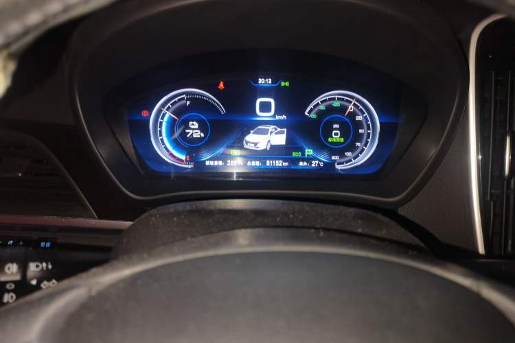 Used BYD Qin New Energy 2018 Qin EV450 Smart Connect Prestige Model Instrument Cluster