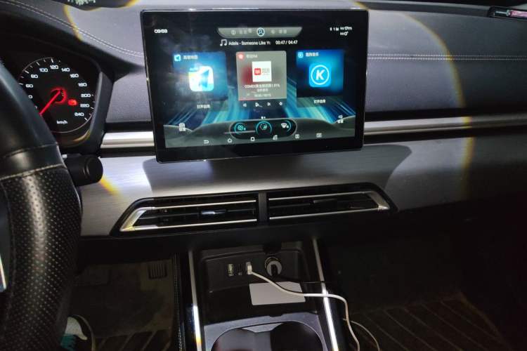 Used BYD Qin New Energy 2019 High-Range Deluxe Model Audio And AC Panel