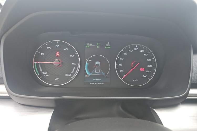 Used BYD Qin New Energy 2019 High-Range Deluxe Model Instrument Cluster