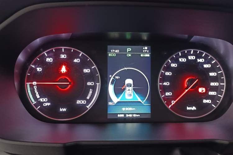 Used BYD Qin New Energy 2019 High-Range Deluxe Model Instrument Cluster