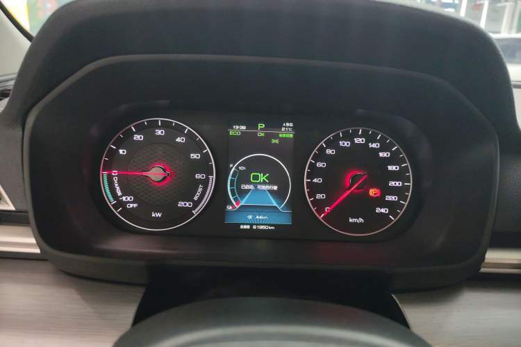 Used BYD Qin New Energy 2019 High-Range Deluxe Model Instrument Cluster