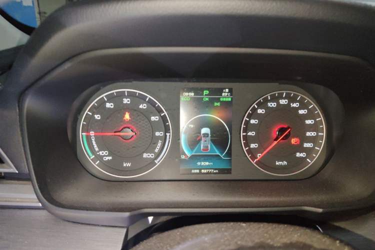 Used BYD Qin New Energy 2019 High-Range Deluxe Model Instrument Cluster