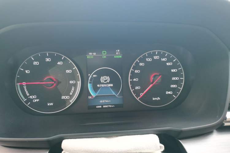 Used BYD Qin New Energy 2019 High-Range Deluxe Model Instrument Cluster