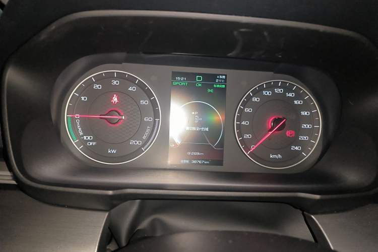 Used BYD Qin New Energy 2019 High-Range Deluxe Model Instrument Cluster