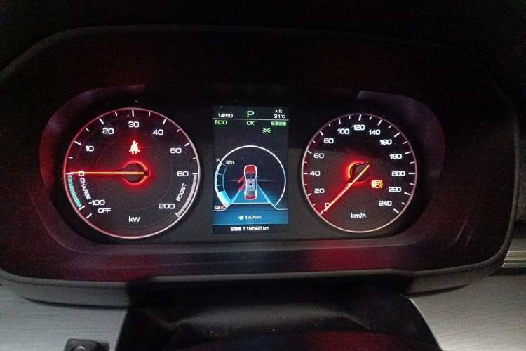 Used BYD Qin New Energy 2019 High-Range Luxury Model Instrument Cluster