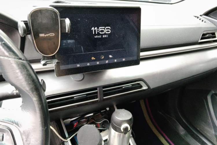 Used BYD Qin New Energy 2019 High-Range Deluxe Model Audio And AC Panel