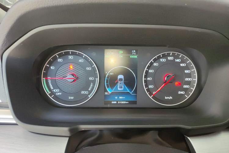 Used BYD Qin New Energy 2019 High-Range Luxury Model Instrument Cluster